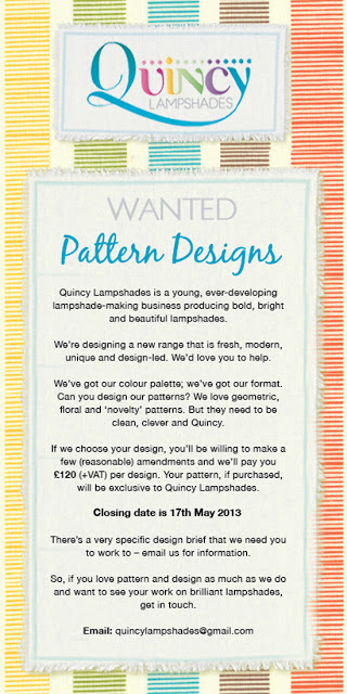 Quincy Lampshades - Designs Wanted!