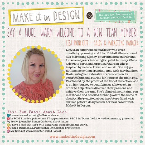 Make it  in Design - Team Expansion!