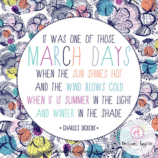 Friday Inspo - One of Those March Days...