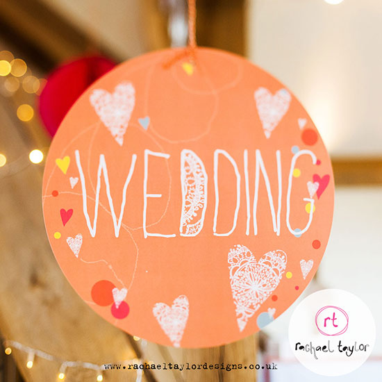 RT Weddings - Table Numbers & Fun Signs!