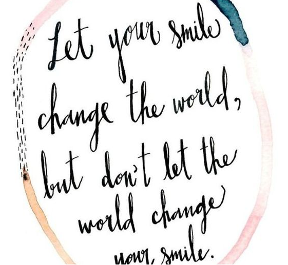 Friday Inspo - Let Your Smile Change the World!