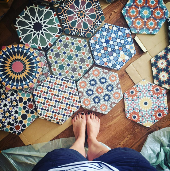 Insta Inspo - Colourful Ceramic Tiles!