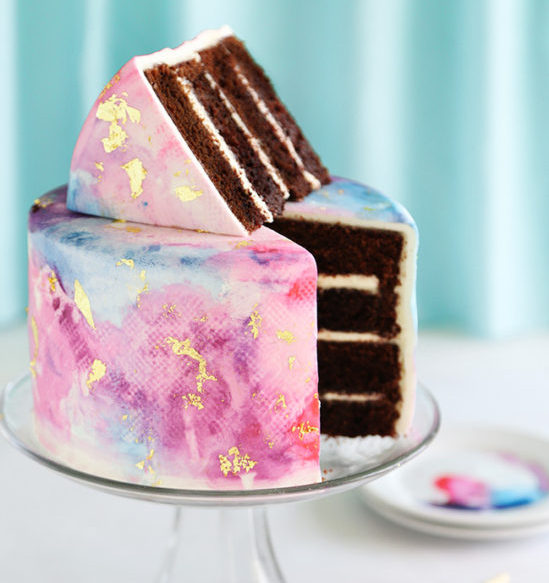 Friday Inspo - Weekend Watercolour Cake!