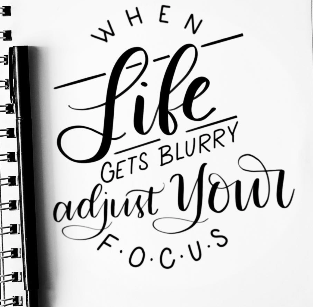 Friday Inspo - When Life Gets Blurry...