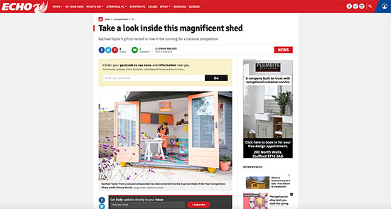 Liverpool Echo - Magnificent Shed Feature