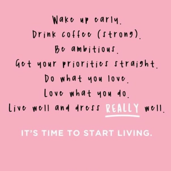Friday Inspo - Advice for The Weekend!
