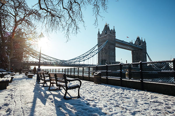 Traveling London in the Winter