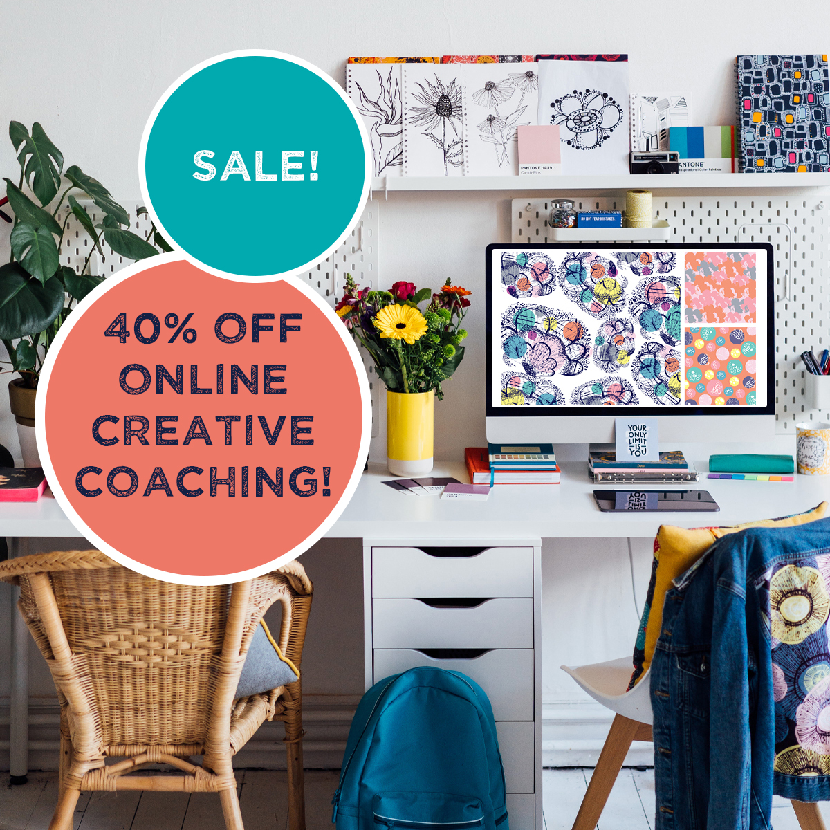 40% off Creative Coaching for spring!