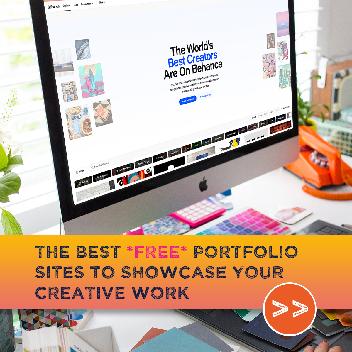 The best FREE portfolio sites to showcase your creative work